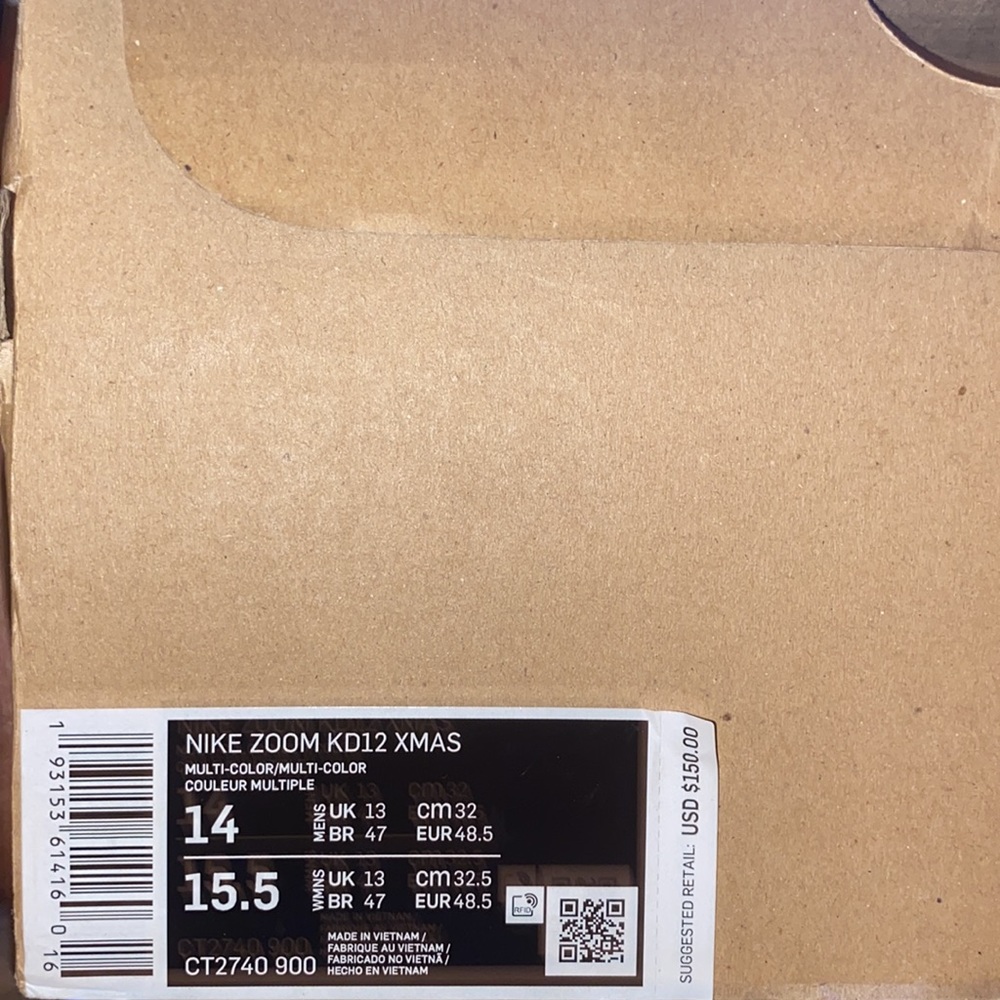 KD 12 “Aunt Pearl” Size 14 DS (Unwore)